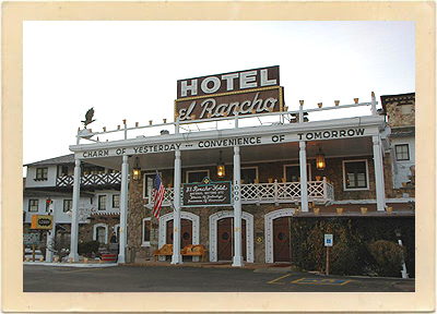 The historic El Rancho Motel & Hotel in Gallup, New Mexico.