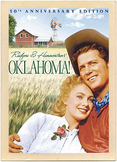 Original vintage poster from the 1955 movie musical, Oklahoma!