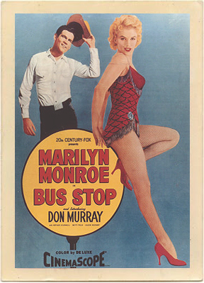 Vintage poster for the movie Bus Stop.